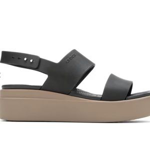 Crocs Brooklyn Low Wedge Size 8